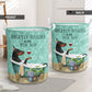 Doberman Pinscher Dog And Bath Soap Laundry Basket For Room Home Organizer