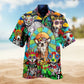 Creative German Shepherd Dog Hawaiian Shirt All Over Print Detail For Summer Travel