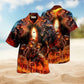 Skull Flag Hawaiian Shirt All Over Print Detail For Warm Weather Events