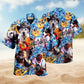 Dog Guitar Hawaiian Shirt For Music Fans, Resort Parties, And Warm Weather Events