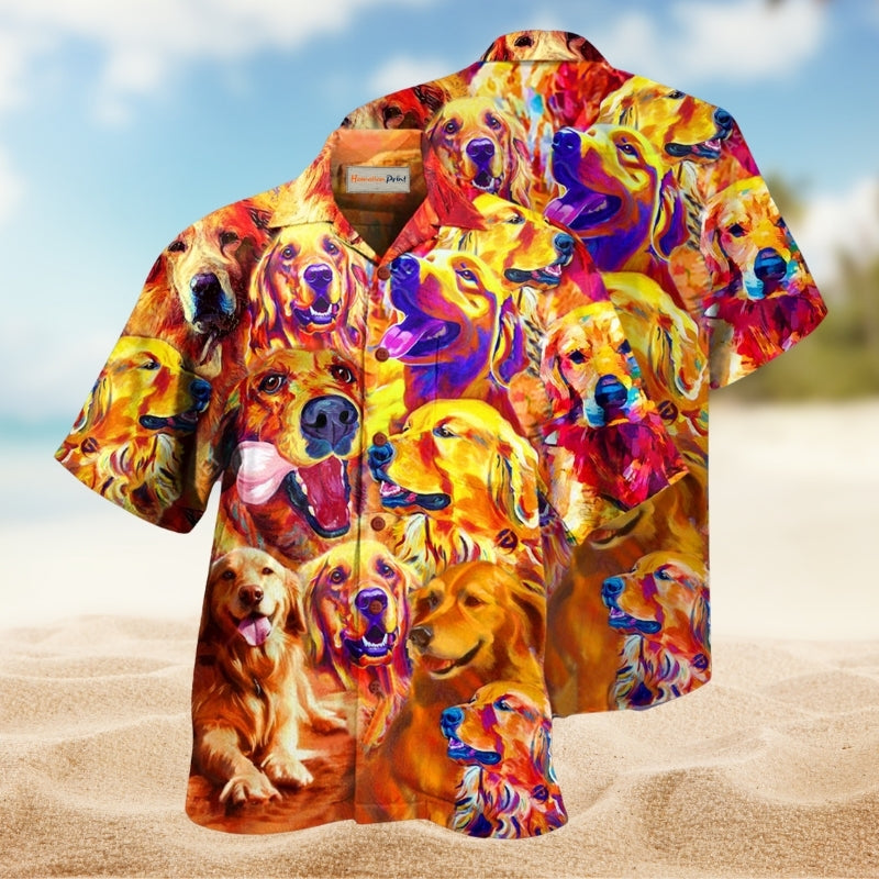 Dog Best Retriever Dad Ever Hawaiian Shirt For Island Adventures Beach Events And Thoughtful Gifting