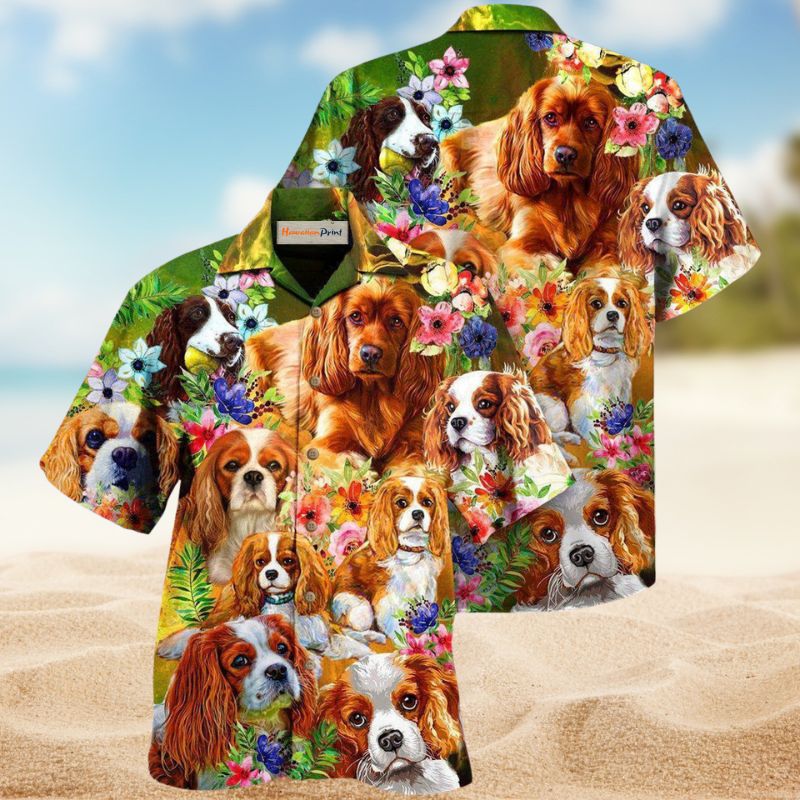 Dog Therapy Fur Hawaiian Shirt For Coastal Travel, Casual Events, And Comfortable Summer Wear