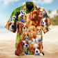 Dog Therapy Fur Hawaiian Shirt For Coastal Travel, Casual Events, And Comfortable Summer Wear