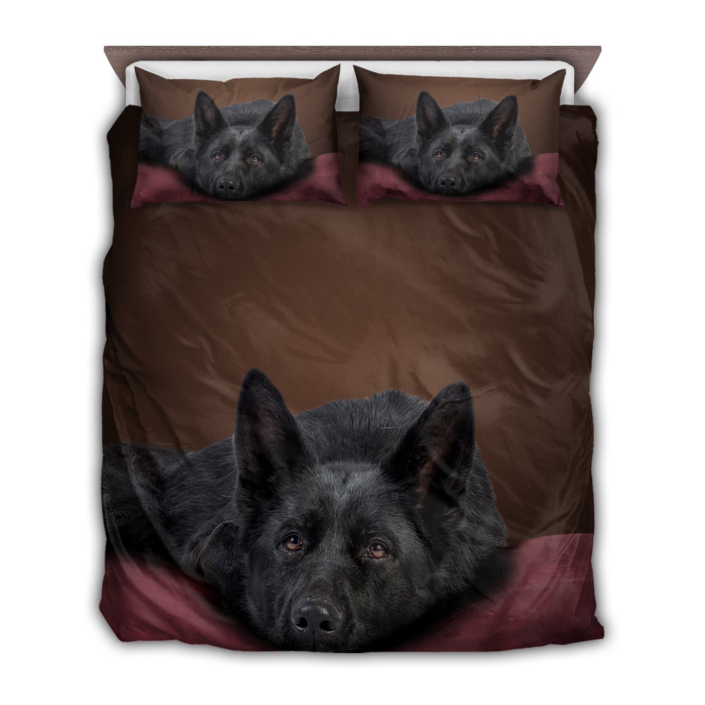 Schipperke Dog Black Sleeping Cute Bedding Cover For Pet Lover Bedroom Decor