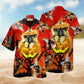 Dog Cute German Shepherd Hawaiian Shirt For Beach Holidays Outdoor Outings And Relaxed Everyday Wear