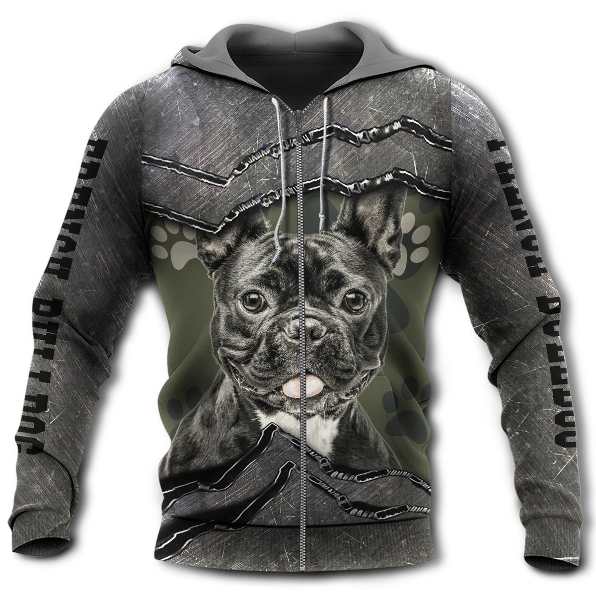 French Bulldog Friend Hoodie For Casual Streetwear Travel And Everyday Comfort