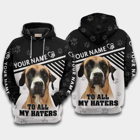 Funny Dog Haters Hoodie For Animal Enthusiasts Outdoor Activities And Daily Wear