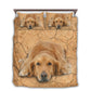 Golden Retriever Dog Goodnight Bedding Cover For Pet Lover Bedroom Decor