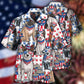 Dog Independence Day Dogs Hawaiian Shirt Pattern View For Lightweight Everyday Style
