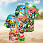 Dog Beach Hawaiian Shirt For Summer Vacation, Beach Travel, And Casual Wear