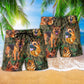 Dog Hunting Lover Beach Shorts Print Detail For Beach Activities And Vacation Wear