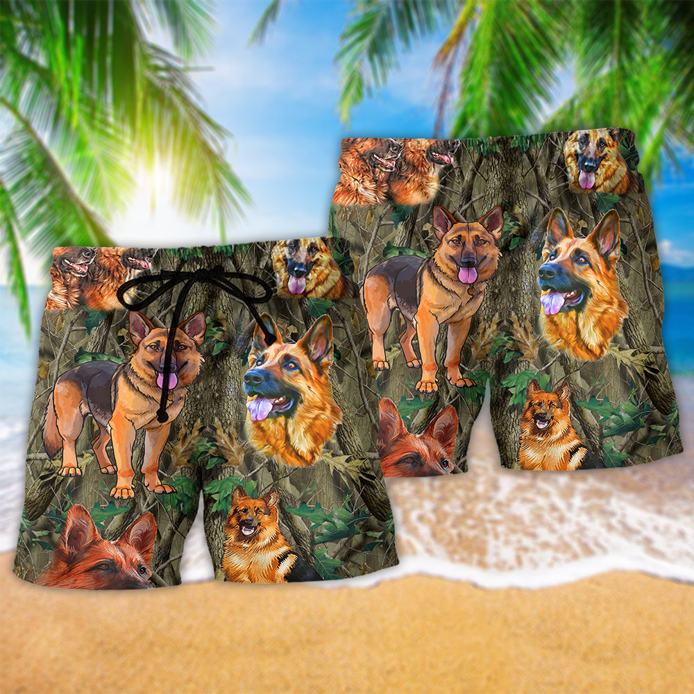 Dog Hunting Lover Beach Shorts Print Detail For Beach Activities And Vacation Wear