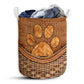 Dog Mom Rattan Texture Lover Laundry Basket For Bathroom Bedroom Storage