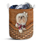 Dog My Lovely Style Laundry Basket For Bathroom Bedroom Storage