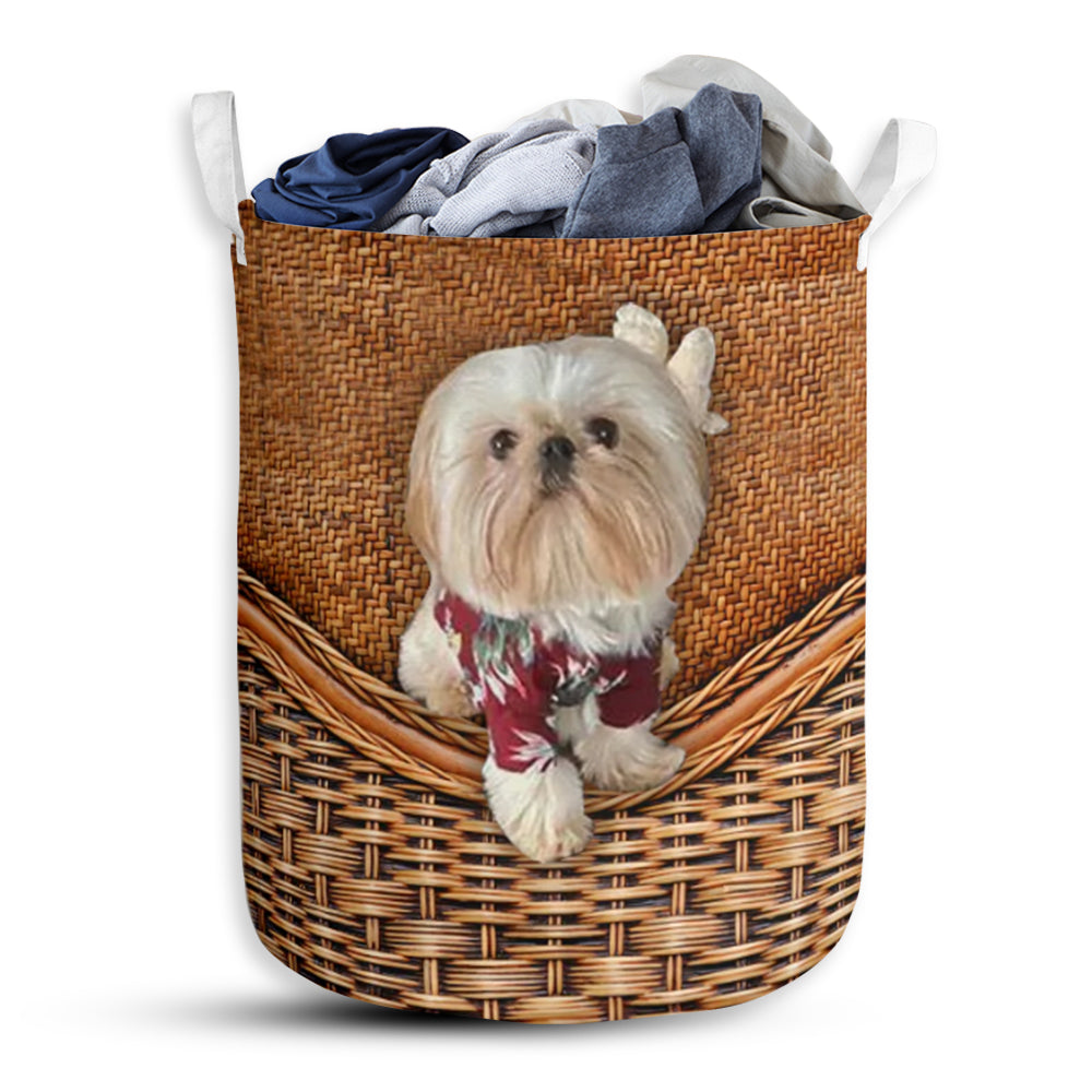 Dog My Lovely Style Laundry Basket For Bathroom Bedroom Storage
