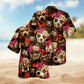Coastal Freediving Activity Hawaiian Shirt Design View For Outdoor Gatherings