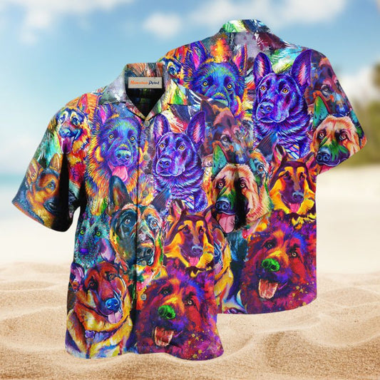 Dog That'S Shepherd Hawaiian Shirt For Tropical Holidays, Outdoor Gatherings, And Everyday Comfort