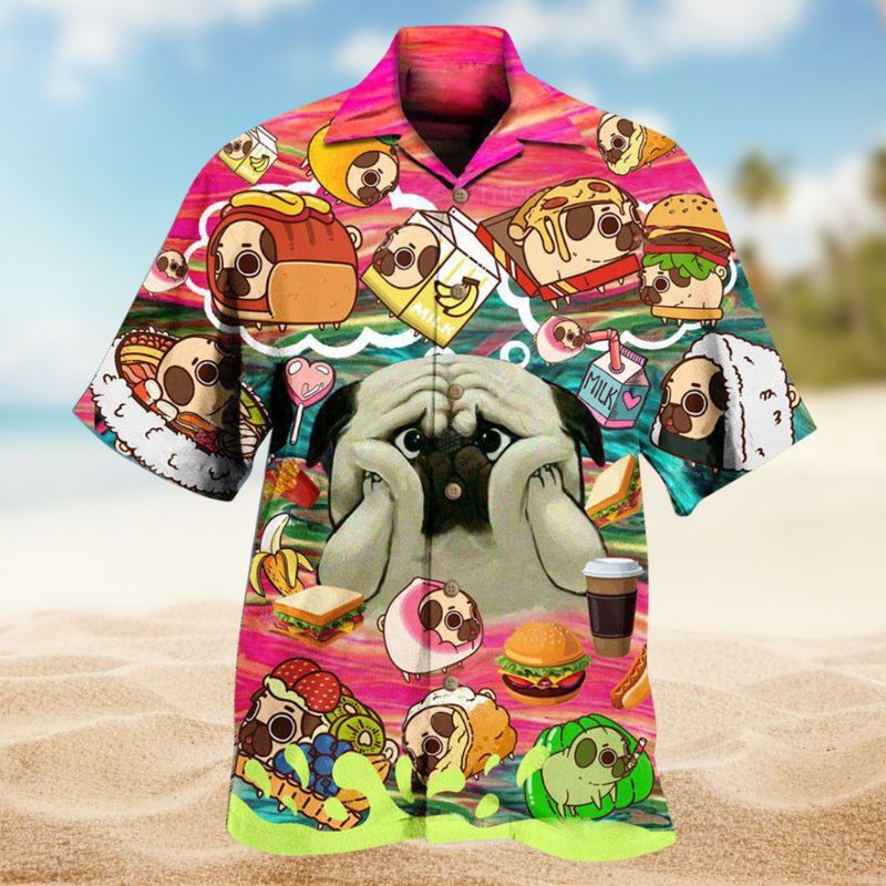 Dog Become Food Hawaiian Shirt For Nature Fans, Resort Trips, And Comfortable Warm Weather Wear
