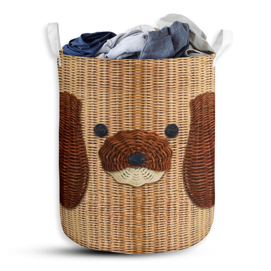 Dog Love My Dog Laundry Basket For Bathroom Bedroom Storage