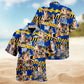 Dog Run Can'T Hide Hawaiian Shirt For Coastal Travel, Casual Events, And Comfortable Summer Wear