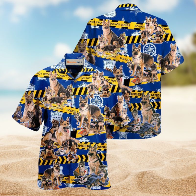 Dog Run Can'T Hide Hawaiian Shirt For Coastal Travel, Casual Events, And Comfortable Summer Wear
