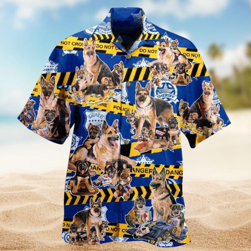 Dog Run Can'T Hide Hawaiian Shirt For Coastal Travel, Casual Events, And Comfortable Summer Wear