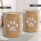 Dog Paw Lace Laundry Basket For Room Home Organizer