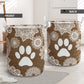 Dog Paw Lace Handmade Laundry Basket For Room Home Organizer