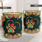 Dog Paw Mandala Colorful Laundry Basket For Room Home Organizer