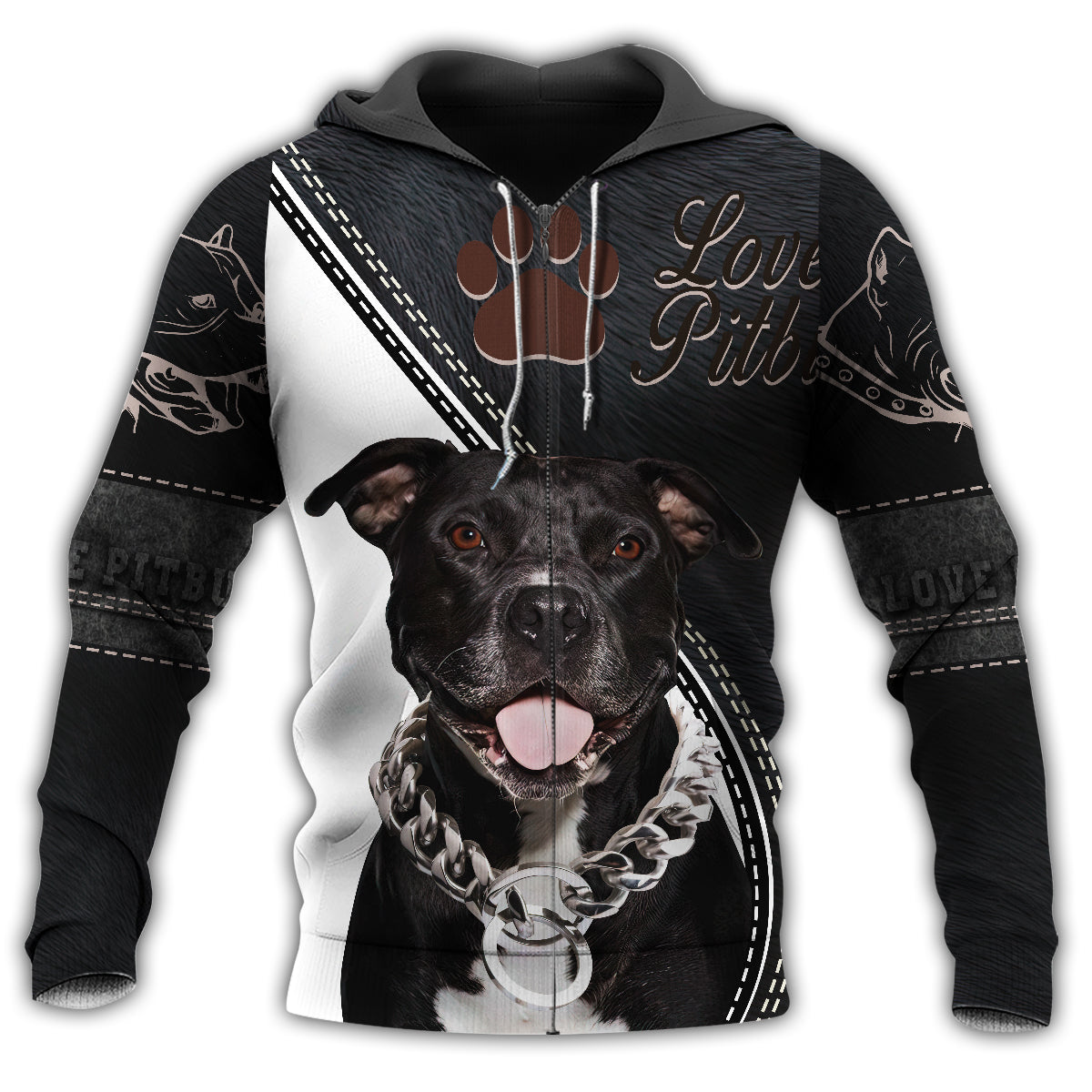 Pitbull Lover Forever Dog Hoodie For Pet Enthusiasts Weekend Outings And Relaxed Daily Style