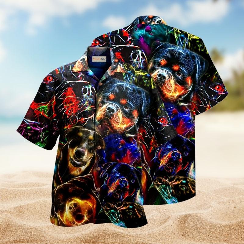 Funny Grill Food Hawaiian Shirt Collar And Front View For Warm Weather Events