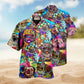 Dogs Colorful Cute Pugs Hawaiian Shirt For Resort Travel Summer Events And Thoughtful Casual Gifting