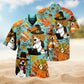 Dogs Creative Pattern Hawaiian Shirt For Coastal Travel, Casual Events, And Comfortable Summer Wear