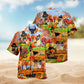 Autumn Dogs Hawaiian Shirt For Island Vacations, Resort Wear, And Relaxed Seasonal Style