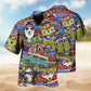 Dogs Style Hawaiian Shirt For Warm Weather Outing, Coastal Adventure, And Casual Wear