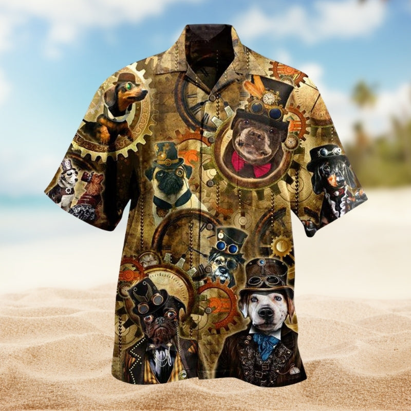 Coastal Dart Activity Hawaiian Shirt Tropical Styling View For Outdoor Gatherings