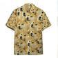 Vintage Skull Artwork Hawaiian Shirt Artwork View For Casual Outings