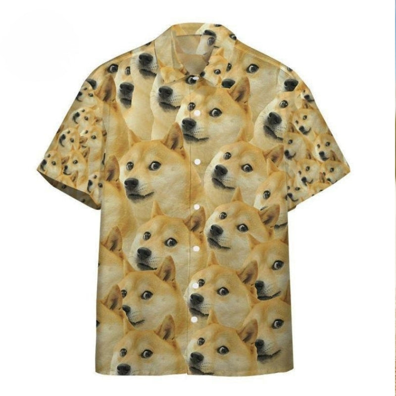 Vintage Skull Artwork Hawaiian Shirt Artwork View For Casual Outings