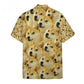 Vintage Skull Artwork Hawaiian Shirt Pattern Detail For Outdoor Gatherings