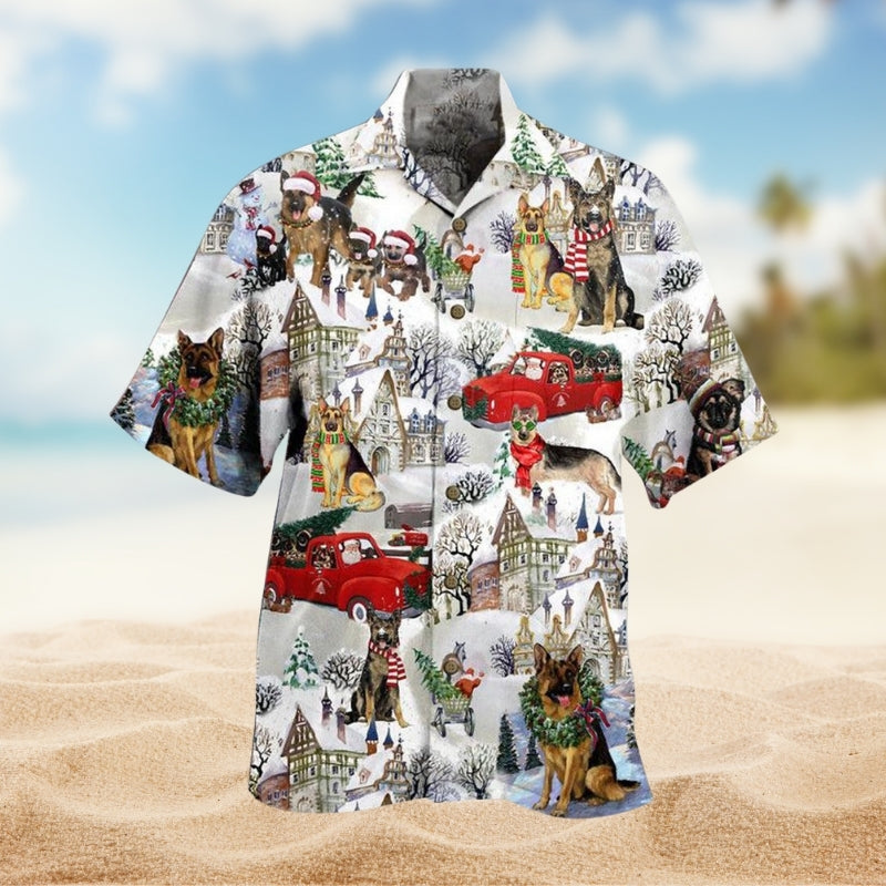 Monster Truck Racing Hawaiian Shirt Resort Outfit View For Beach Days