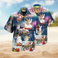 Bold Skull Attitude Hawaiian Shirt All Over Print Detail For Tropical Vacations