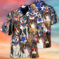 Patriotic Dogs Independence Hawaiian Shirt For Summer Vacation, Beach Travel, And Casual Wear