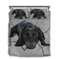 Dachshund Dog Sleeping All Night Bedding Cover For Pet Lover Bedroom Decor