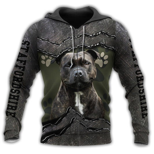 Staffordshire Bull Terrier Best Friend Hoodie For Relaxed Streetwear Weekend Travel And Everyday Style
