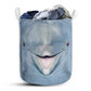 Dolphin Face And Butt Laundry Basket For Bathroom Bedroom Storage