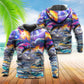Dolphin Galaxy Free Spirit Hoodie For Beach Lovers Outdoor Activities And Thoughtful Gifts