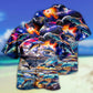 Mystical Dolphin Galaxy Hawaiian Shirt Pattern Detail For Vacation Travel And Daily Wear