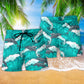 Dolphin Ocean Summer Beach Shorts Pattern Detail For Beachside Relaxation And Relaxed Casual Style