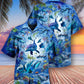 Dolphin Animal Hawaiian Shirt Artwork Detail For Tropical Trips And Casual Outings