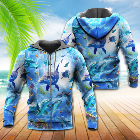 Dolphin Spirit Animal Hoodie For Coastal Travel Casual Outfits And Relaxed Daily Wear
